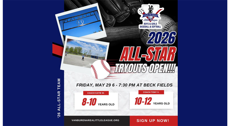 2026 Baseball All-Star Tryouts
